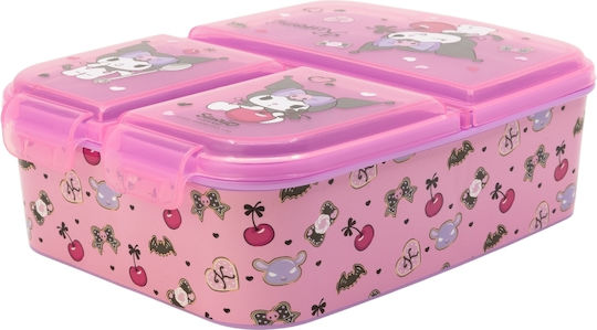 Stor Plastik Kinder Lebensmittelbehälter Hallo Kitty Rosa