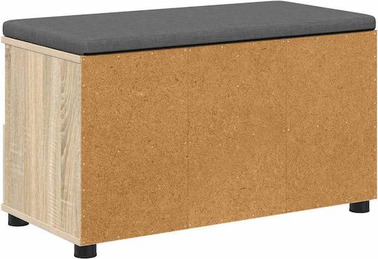 Мебел за антре с Пейка Дъб Sonoma 80x38x46 см