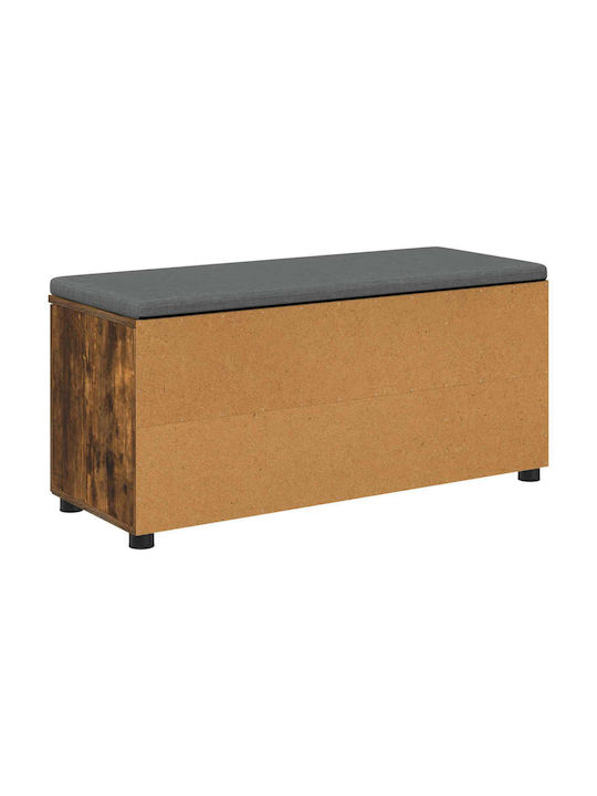 Entry Furniture with Bench Smoked Oak 100x38x46cm