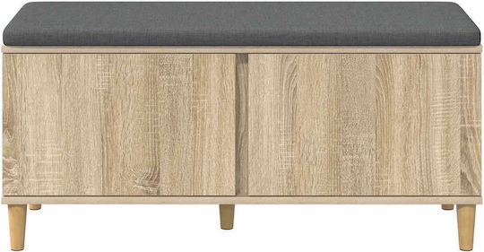 Έπιπλο Εισόδου με Παγκάκι Δρύς Sonoma 60x38x46εκ.