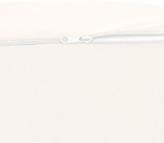vidaXL Μαξιλάρι Σφήνα 68x40x18cm σε Λευκό χρώμα 42020188