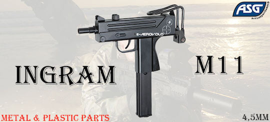 Asg Αερο Pistole CO2 Cobray Ingram M11 Co2
