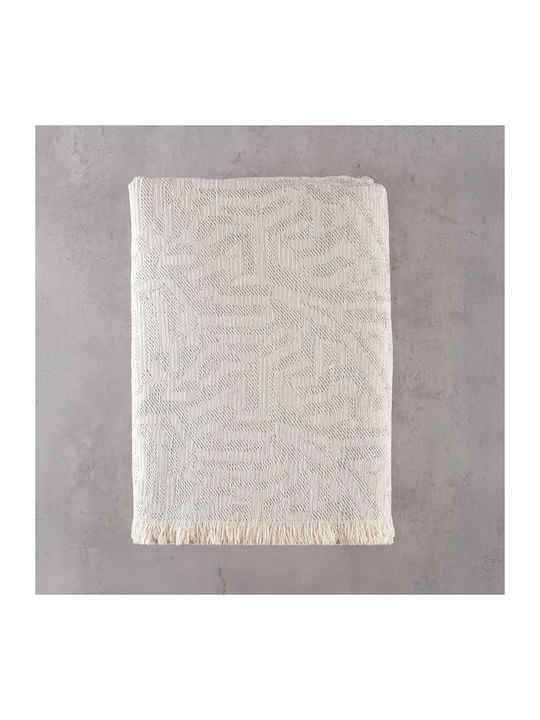 Rythmos Melie Ριχτάρι Τριθέσιου Καναπέ Chenille 180x280εκ. Μπεζ 117-177-3025