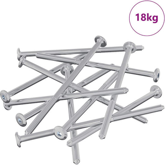 vidaXL Βίδα Εξάγωνη Μεταλλική με Μήκος 6mm 800τμχ 18kg