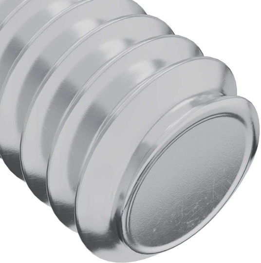 vidaXL Wood Bolts Hexagon Metallic with Length 6mm 2pcs 18kg