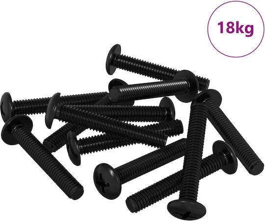 vidaXL Βίδα με Διάμετρο M5 και Μήκος 30mm 2647τμχ 150kg