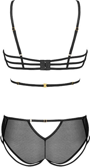 Σετ Εσωρούχων Eliana 2τμχ Μαύρο
