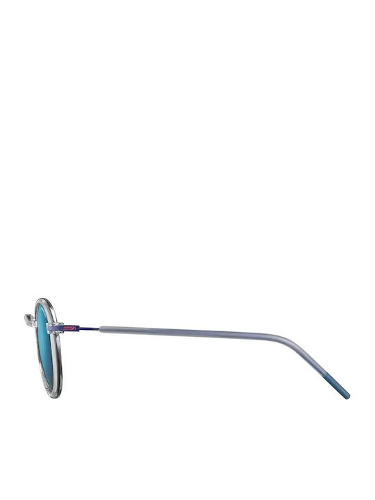 Julbo Unisex Sunglasses with Blue Metal Frame and Blue Polarized Lens J5729675