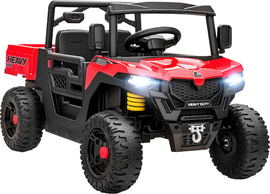 Electric Two Seater Car with Remote Control 12 Volt Red