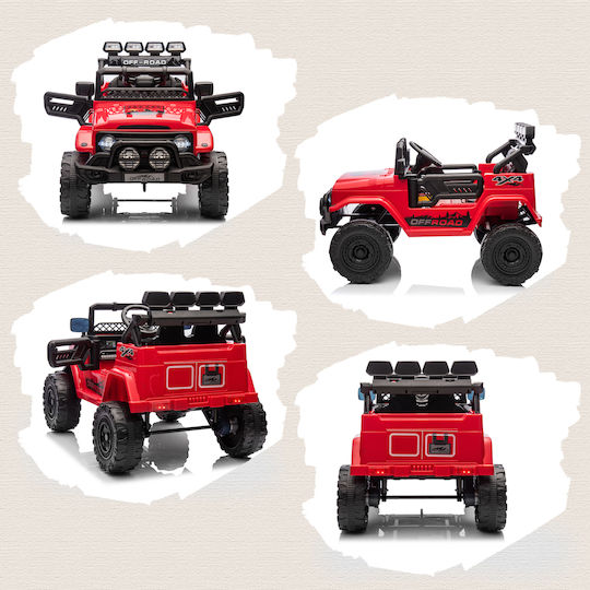 Elektrisches Doppelsitzer Auto mit Fernbedienung 12 Volt Rot