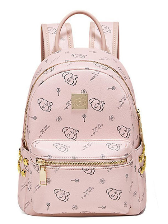 Women's Pink Backpack Bag