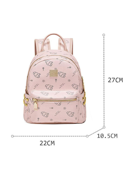 Women's Pink Backpack Bag