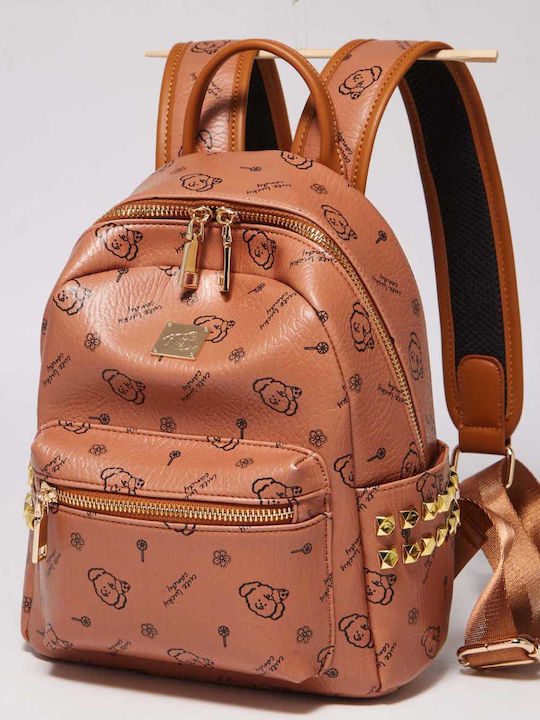 Women's Bag Backpack Brown