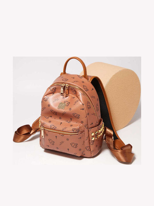 Women's Bag Backpack Brown