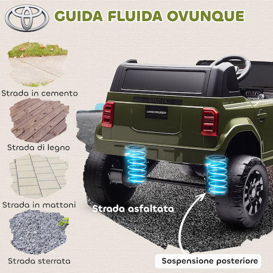 Toyota Două Locuri Cu Telecomandă Licențiat 12 Volți Verde Pentru 3+ Ani