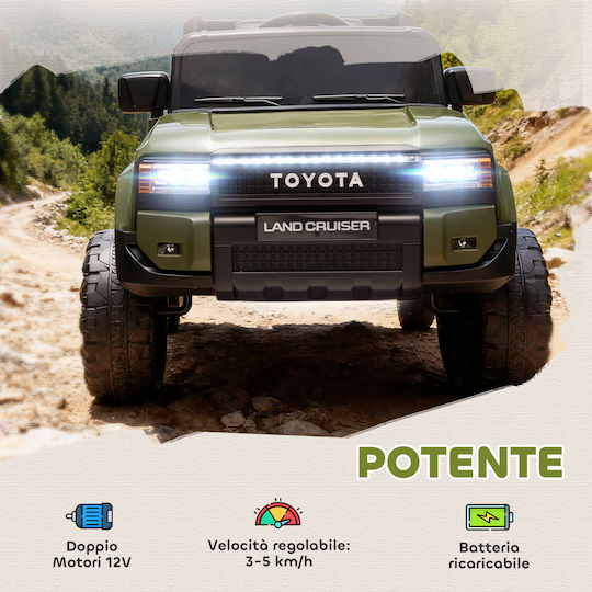 Toyota Două Locuri Cu Telecomandă Licențiat 12 Volți Verde Pentru 3+ Ani