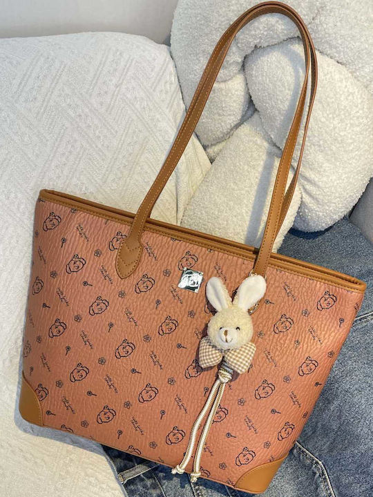 Women's Bag Shopper Shoulder Brown