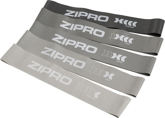 Zipro Mini Loop Bands Σετ 5τμχ Γκρι