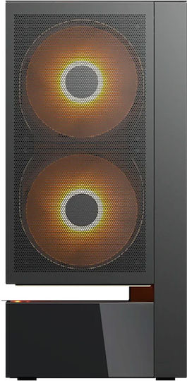 Cougar CFV235 Mesh Vision Gaming Midi Tower Computer Case with RGB Lighting Black