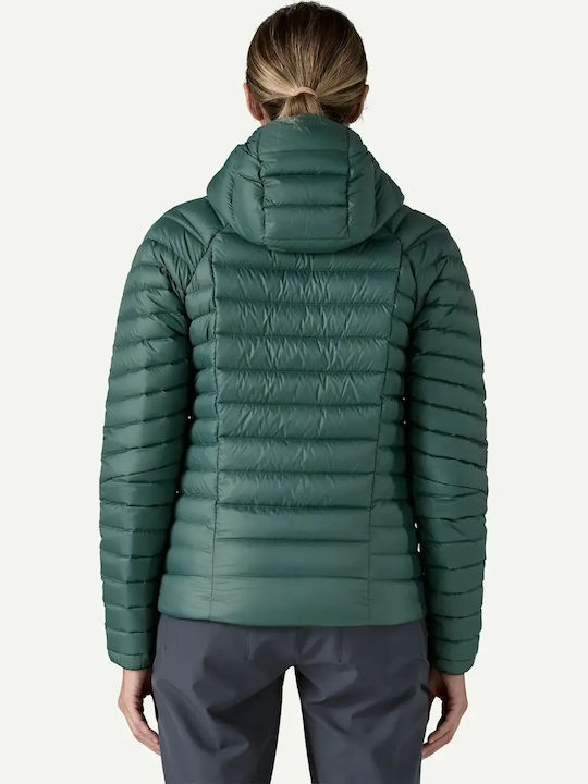 Damen Puffer Jacke Winddicht für Winter Sizzle Red