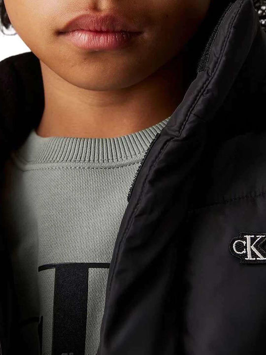 Kids' Quilted Jacket Black Essential