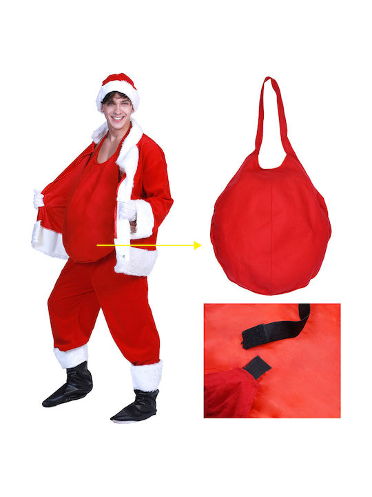 Christmas Costume Santa Claus Red