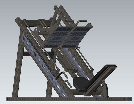 eBoxing EBX IronThrust 400 Πρέσα Ποδιών χωρίς Βάρη