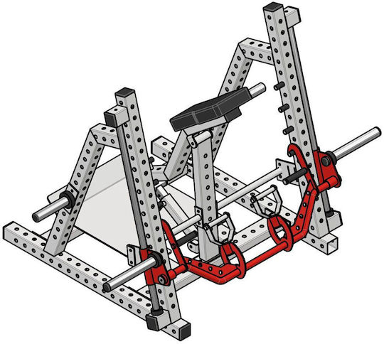 eBoxing Supported Row EBX Pro The Back Anchor Bizeps-Maschine ohne Gewichte