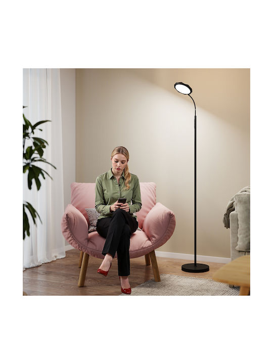 HomCom Floor Lamp H166cm. Black