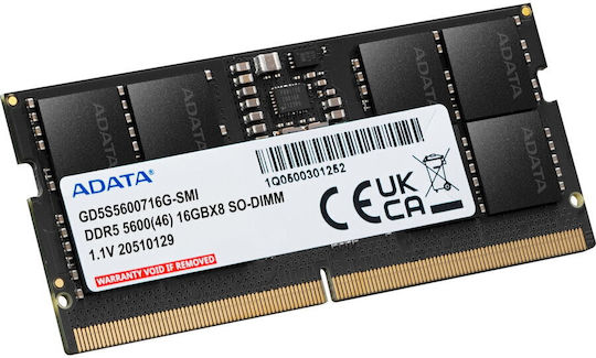 Adata DDR5 Memory Module 1x32GB for Laptop