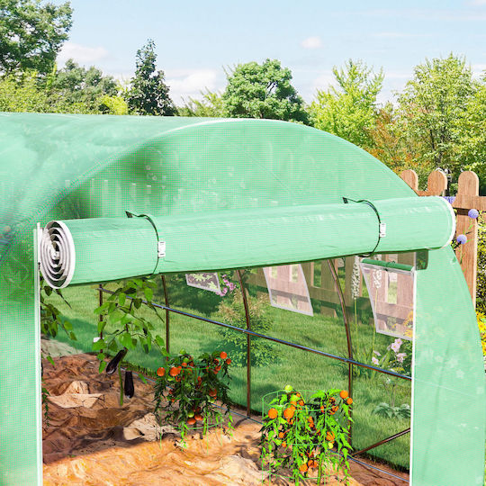 Outsunny 845-382V10GN Greenhouse Tunnel 4x3x2m