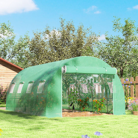 Outsunny 845-382V10GN Greenhouse Tunnel 4x3x2m