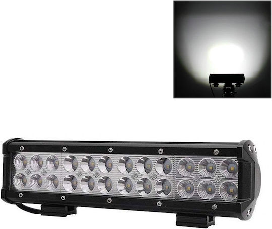 Waterproof Headlights Car in Bar Shape LED Universal Mitsubishi Pick-up 12 - 30V 72W 70cm with White Lighting 1pcs