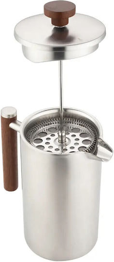 KING Hoff Manual Filter Coffee Maker Stainless Steel Silver 1lt