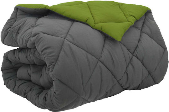 vidaXL Husă de Pilotă Super Dublă 220x240 Green, Anthracite