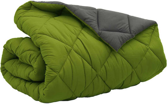 vidaXL Husă de Pilotă Super Dublă 220x240 Green, Anthracite