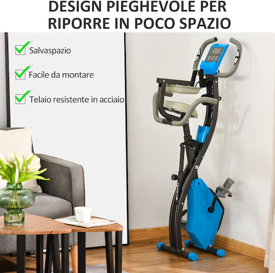 HomCom Xbike Αναδιπλούμενο Ποδήλατο Spinning Μαγνητικό