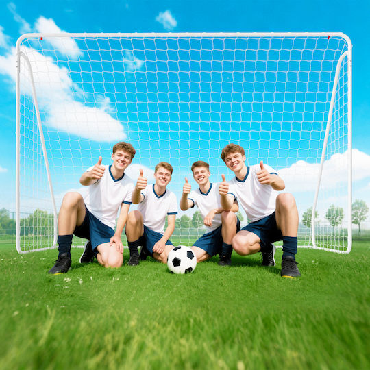 Games & Training Durable UV Resistant Ground Anchors Football Goal 301x120x200cm