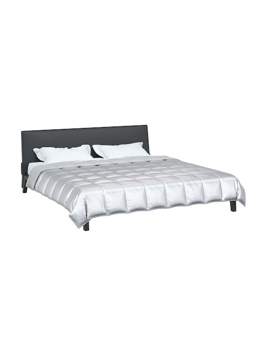 vidaXL Husă de Pilotă Dublă 200x240 Silver