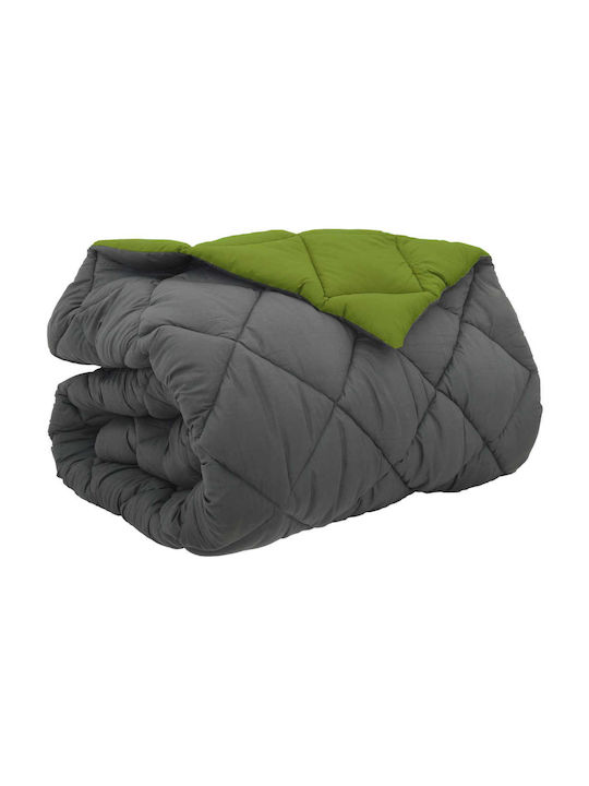 vidaXL Плик за Завивка Двоен 200x200 Green, Anthracite