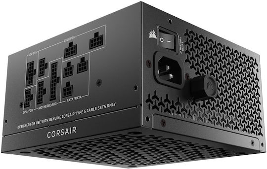 Corsair RM750X Shift (2025) 750W Μαύρο Τροφοδοτικό Υπολογιστή Full Modular Cybenetics Gold