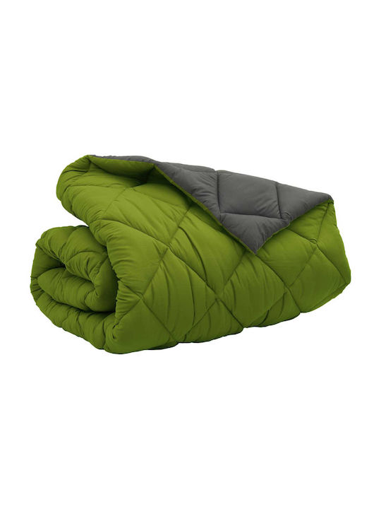 vidaXL Плик за Завивка Двоен 200x200 Green, Anthracite