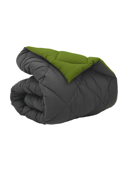 vidaXL Husă de Pilotă Single 140x220 Green, Anthracite