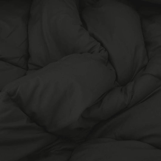 vidaXL Bettbezug Doppelbett 200x200 Black, Anthracite