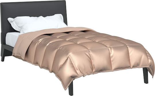 vidaXL Duvet Cover Double 200x155 Gold