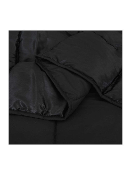 vidaXL Одеяло Диван 140x200см. Черно