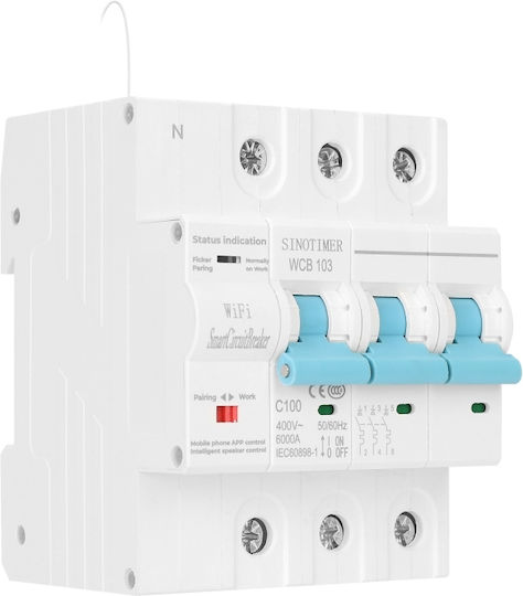 Sinotimer Buton de comutare WiFi 400V 100A
