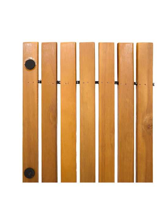 vidaXL Bath Mat Wooden 42025253 Coffee 100x60cm