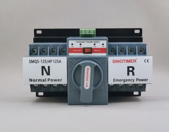 Sinotimer 4-Poles Changeover Panel Push Button Changeover Switch 400V 125A