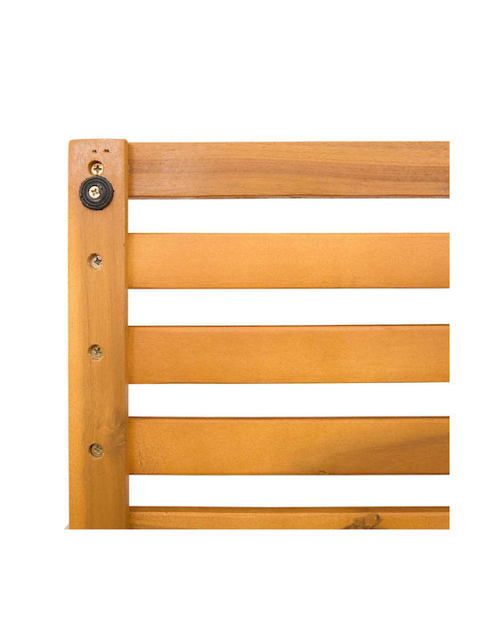 vidaXL Non-Slip Bath Mat Wooden 42025261 Coffee 100x53cm